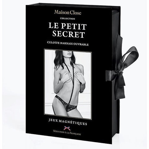 Risque Lace Panty with Harness by Maison Close