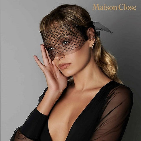 Glittering Mesh Eyemask by Maison Close