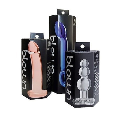 Realistic Borosilicate Glass Dildo with Testicles