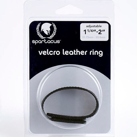 Adjustable Leather Pleasure C-Ring by Spartacus Enterprises