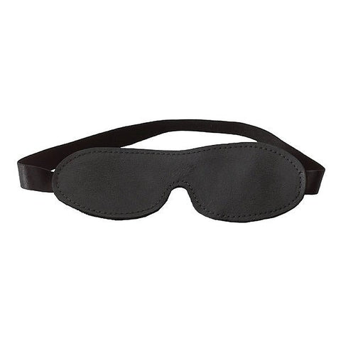 Contoured Leather & Fur Blindfold by Spartacus
