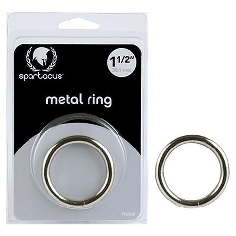 Nickel Plated Pleasure Cock Ring by Spartacus Enterprises