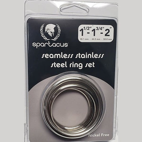 Customizable Stainless Steel Pleasure Cock Rings