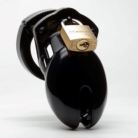 CB 6000 Small Black Polycarbonate Male Chastity Cock Cage