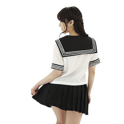Hentai Sailor Skirt, Blouse, and Scarf Set