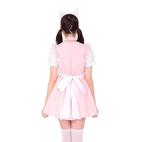 Strawberry Kinky Maid Dress by Starfire Daydream