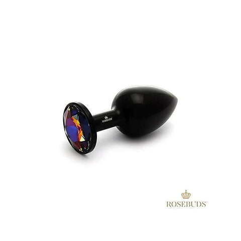 Rosebuds Crystal Aluminium Butt Plug