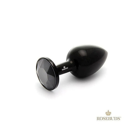 Rosebuds Crystal Aluminium Butt Plug