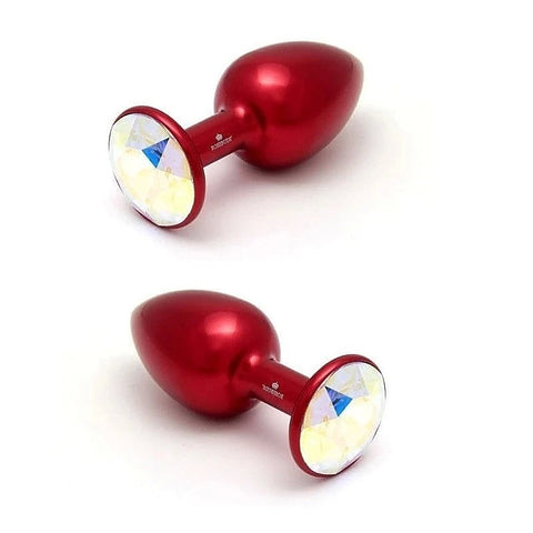 Luxe Gem-Tipped Aluminum Anal Plug by Rosebuds Jewelry