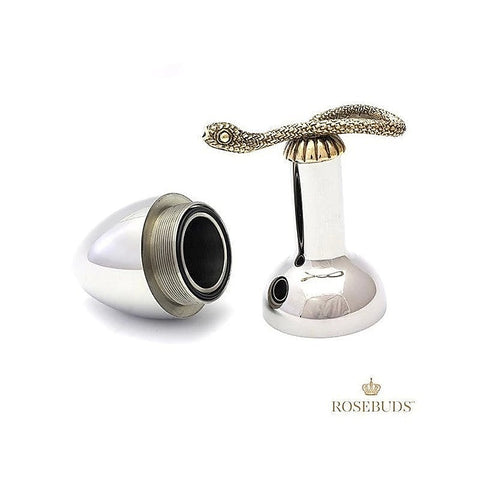 Luxe Metal Anal Plug with Snake Handle by Rosebuds Jewelry