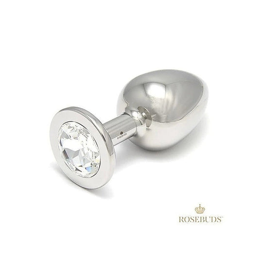 Luxe Stainless Steel XL Jeweled Anal Plug