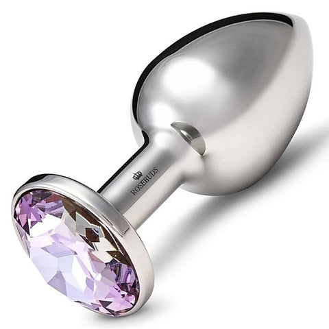 Luxe Stainless Steel XL Jeweled Anal Plug