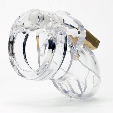 CB Mr Stubb Clear Male Chastity Cock Cage Kit