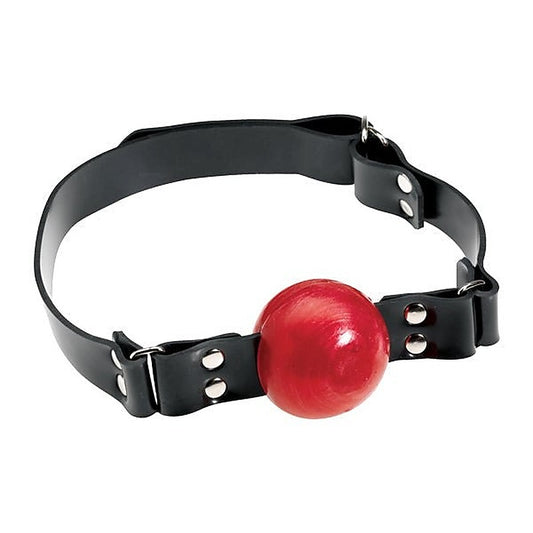 Rubberline Large Bondage Ball Gag Red