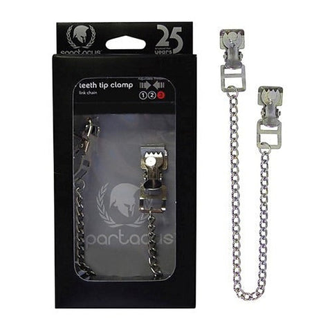 Toothy Metal Nipple Clamps by Spartacus Enterprises