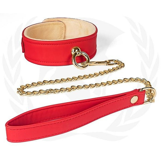 Vegan Collar & Chain Leash For Slaves