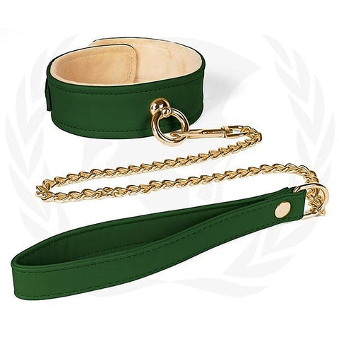 Vegan Collar & Chain Leash For Slaves