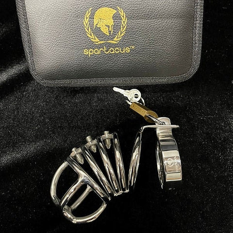 Stainless Steel Chastity Cage by Spartacus Enterprises