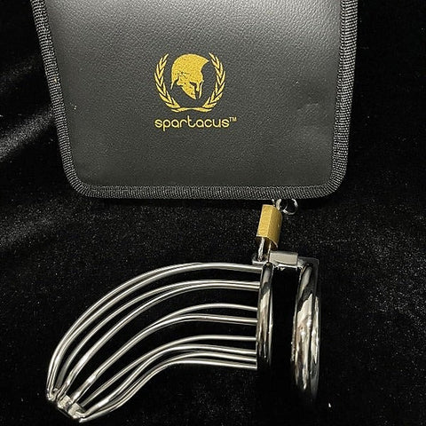 Bird Cage Stainless Steel Chastity Device by Spartacus