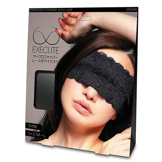 EXECUTE Microfiber Lace Eye Mask by Execute Lingerie