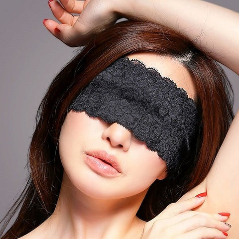 EXECUTE Microfiber Lace Eye Mask by Execute Lingerie