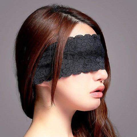 EXECUTE Microfiber Lace Eye Mask by Execute Lingerie