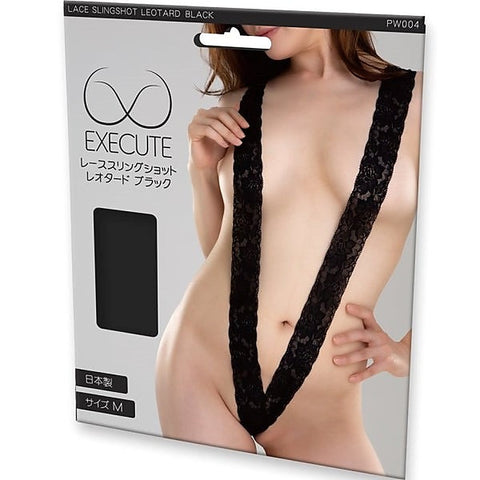 Luxurious Lace Slingshot Leotard by Execute Lingerie