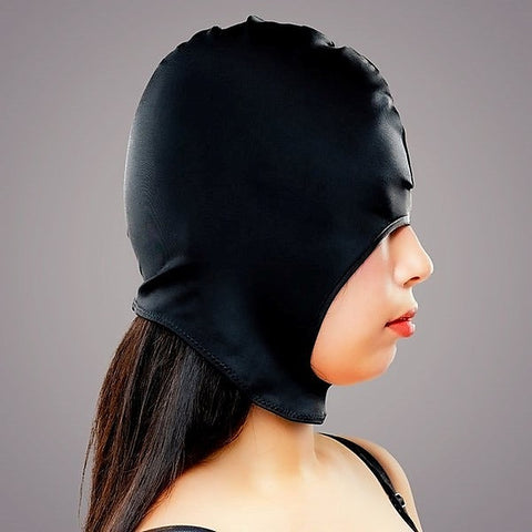 Wide-Opening Sensual Bondage Hood by Execute Lingerie