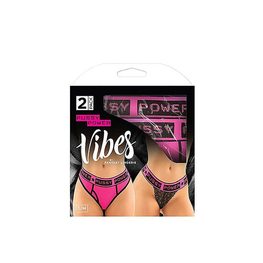 Pussy Power Brief & Thong by Fantasy Lingerie