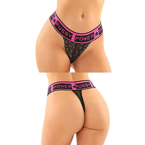 Pussy Power Brief & Thong by Fantasy Lingerie