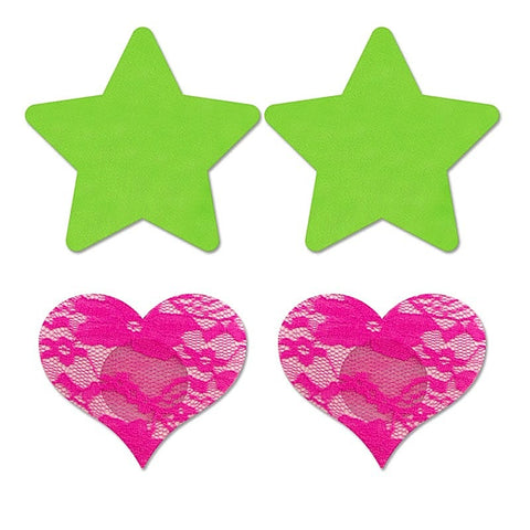Glow Fashion Pasties Set by Fantasy Lingerie
