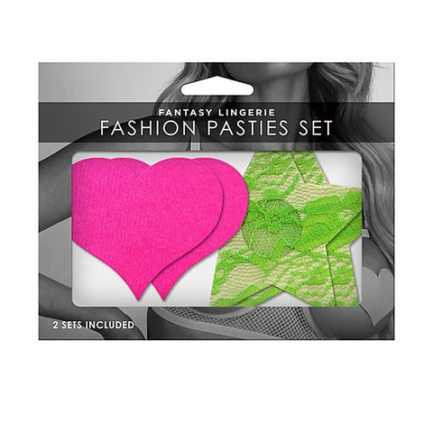 Glow Fashion Pasties Set by Fantasy Lingerie