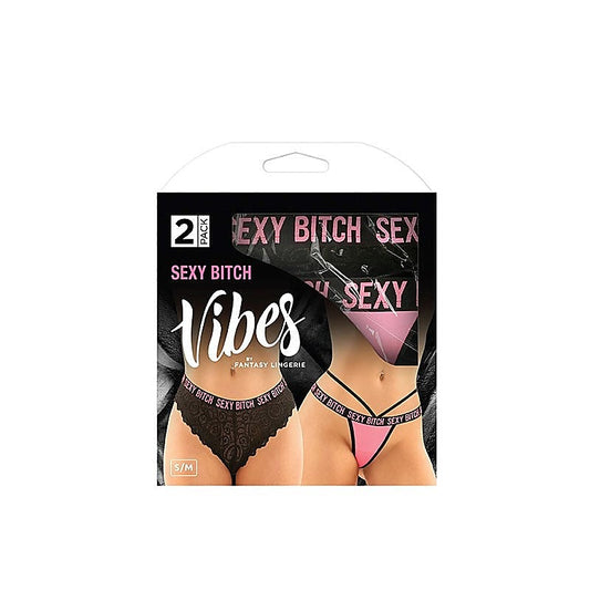 Sexy Bitch Brief & Thong by Fantasy Lingerie