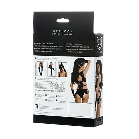 Glossy Wetlook 3 Pc Halle Set by ToyFa