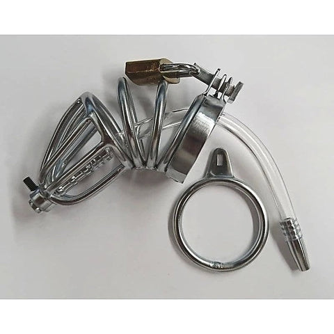 Chastity Device For Male & Urethral Tube by BDStyle