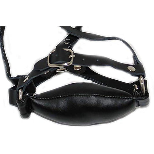 Bound for Pleasure Bit Gag Leather by Hell's Couture