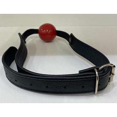 Amour Etrange Leather Ball Gag by Hell's Couture