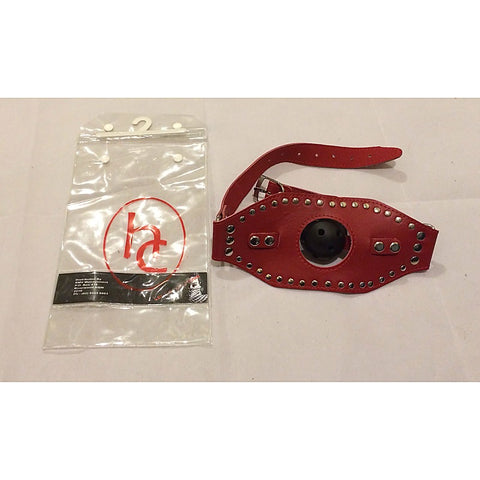 Kinky Leather Ball Gag by Hell's Couture