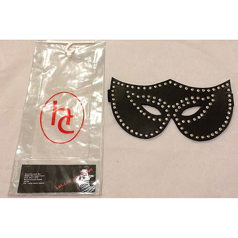 Turn Me On Feline Mask Studded by Hell's Couture