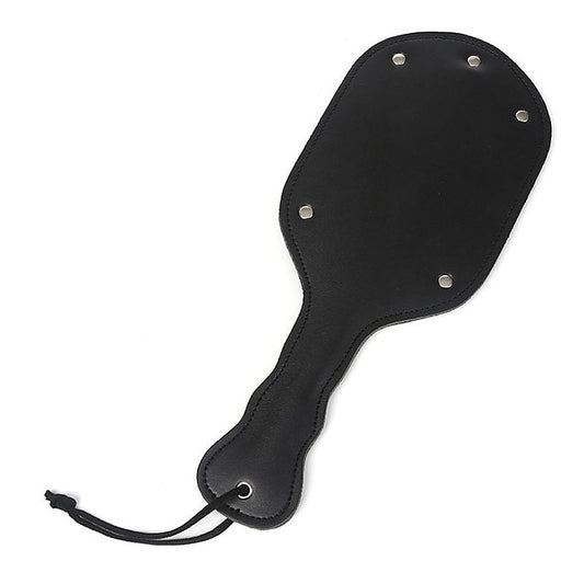 Ping Pong Wide Leather Paddle by Hell's Couture