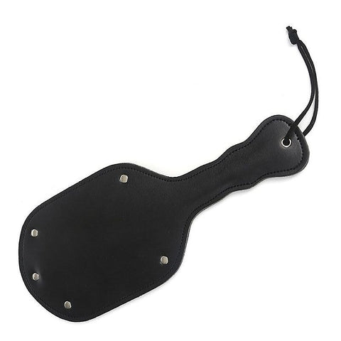 Ping Pong Wide Leather Paddle by Hell's Couture