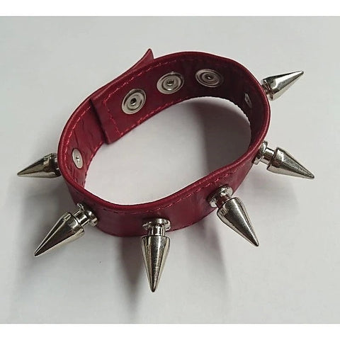 Spiked Leather Cockring by Hell's Couture
