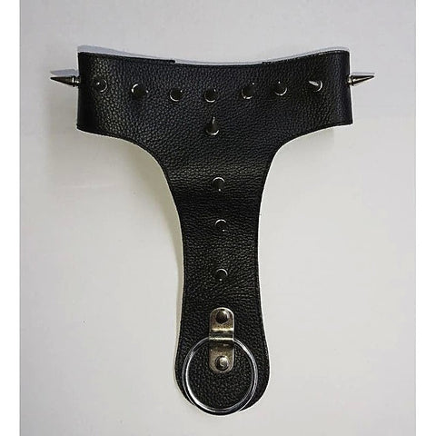 Devils Spiked Leather Collar by Hell's Couture