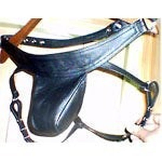 Fetish Satisfaction Leather Jock Pouch and Straps