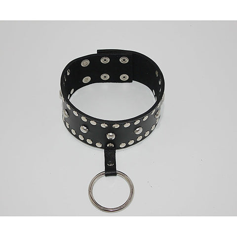 Mistress Leather Collar Studded by Hell's Couture