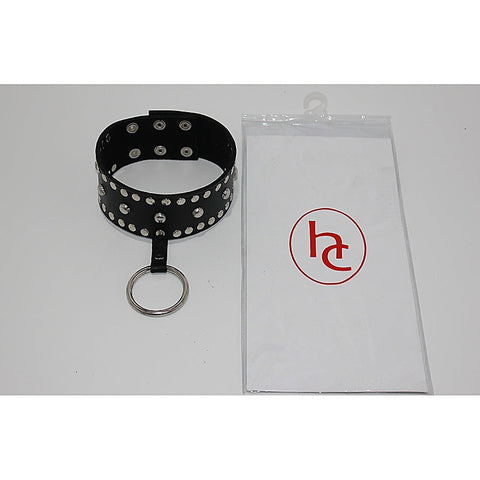 Mistress Leather Collar Studded by Hell's Couture