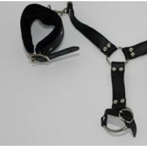 Self Bondage Lower Body Harness by Hell's Couture
