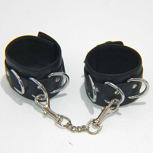 Sins4You Leather Wrist Cuffs by Hell's Couture