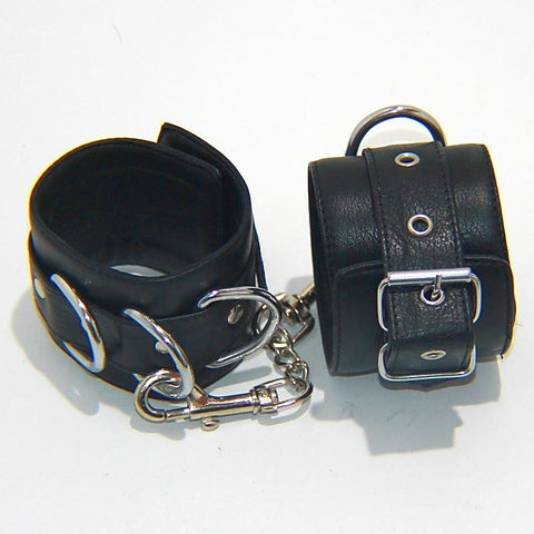Sins4You Leather Wrist Cuffs by Hell's Couture