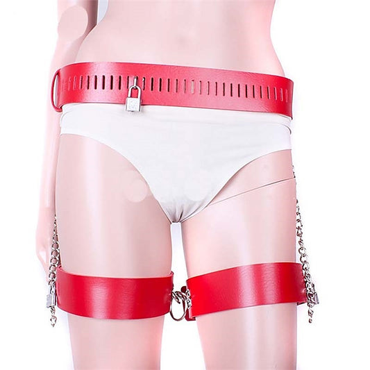 Wrist and Thigh Restraints by Hell's Couture